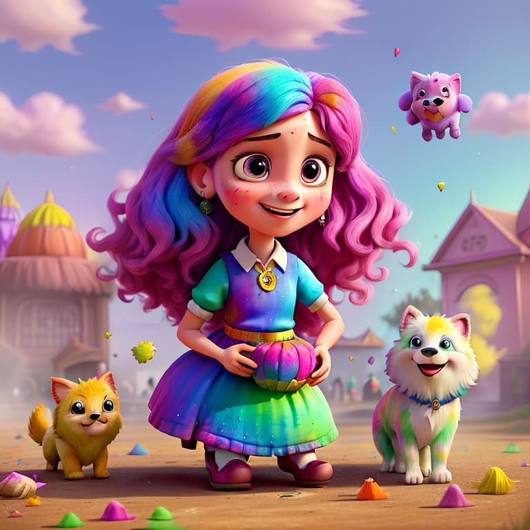 Diana and the Magical Holi Festival